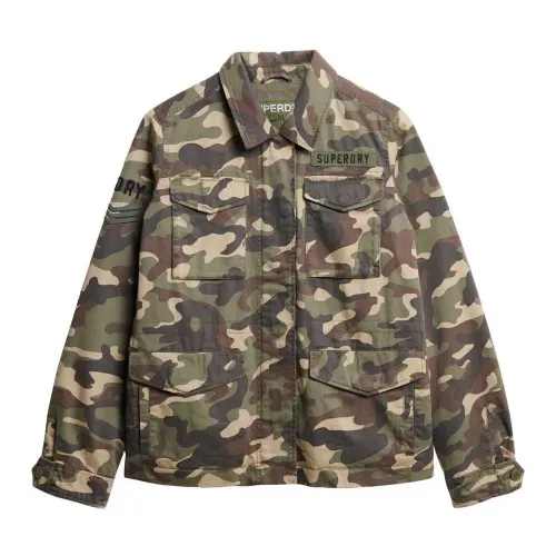 슈퍼드라이 Embellished M65 Military 자켓 141663158