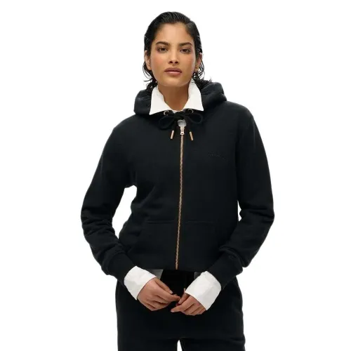 슈퍼드라이 에센셜 Logo 풀지퍼 스웨터 141663176