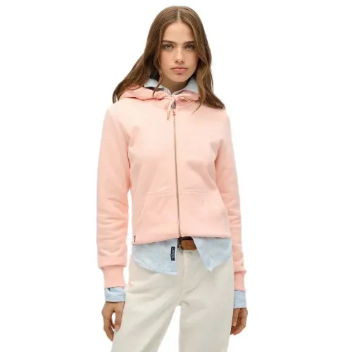 슈퍼드라이 에센셜 Logo 풀지퍼 스웨터 141663177