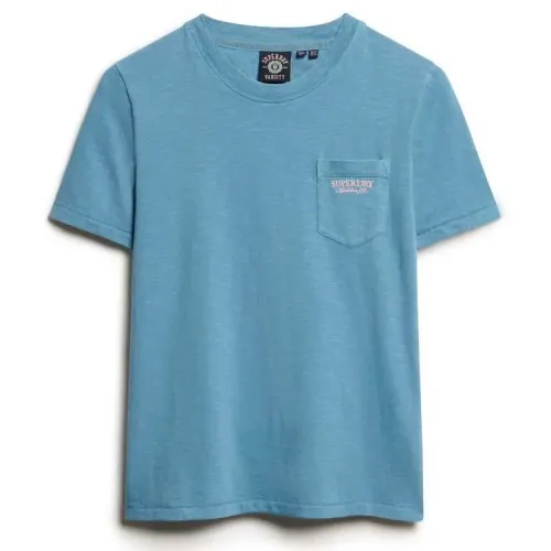 슈퍼드라이 에센셜 Logo Gd Pocket 반팔 티셔츠 141663185
