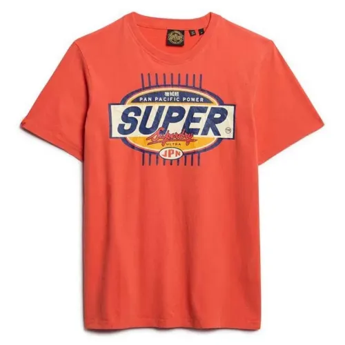 슈퍼드라이 Gasoline 그래픽 Relaxed 반팔 티셔츠 141663259