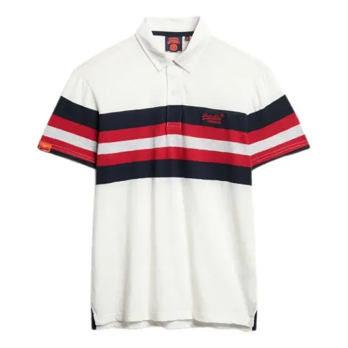 슈퍼드라이 Lightweight Stripe 반팔 폴로 셔츠 141663322