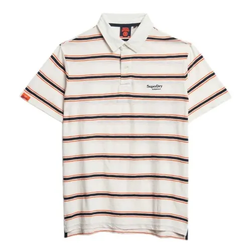 슈퍼드라이 Lightweight Stripe 반팔 폴로 셔츠 141663323