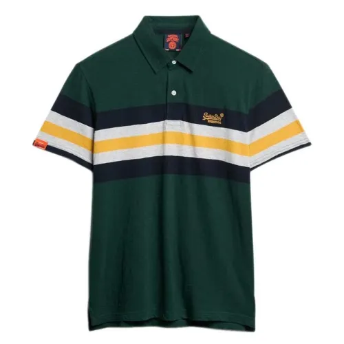 슈퍼드라이 Lightweight Stripe 반팔 폴로 셔츠 141663326