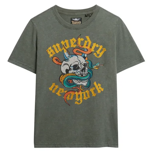 슈퍼드라이 Neo Trad Tattoo Relaxed 반팔 티셔츠 141663456