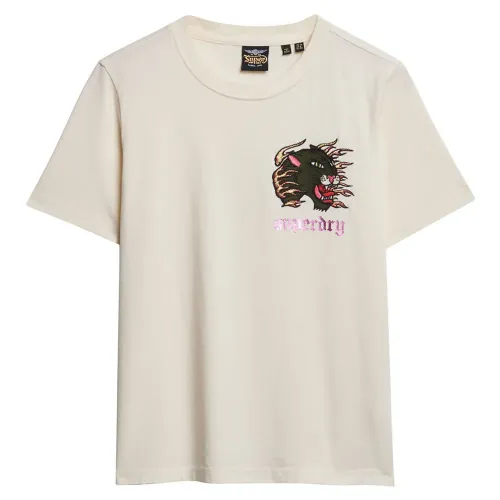 슈퍼드라이 Old School Tattoo Relaxed 반팔 티셔츠 141663469