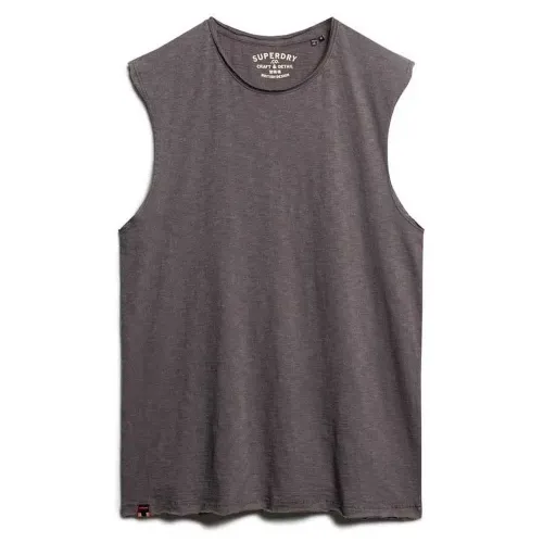 슈퍼드라이 Raw Edge Slub 나시 티셔츠 141663523