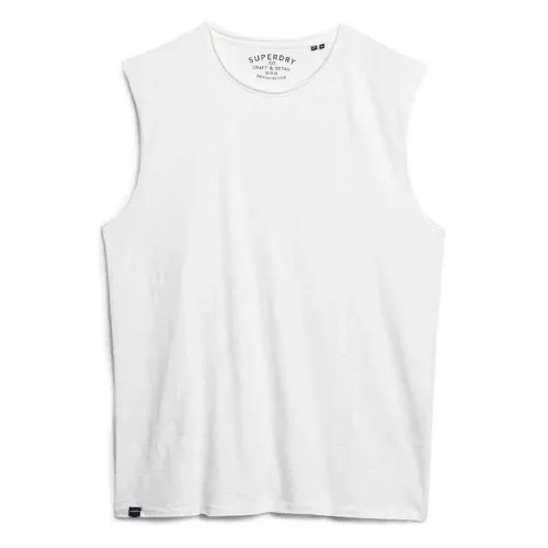 슈퍼드라이 Raw Edge Slub 나시 티셔츠 141663528