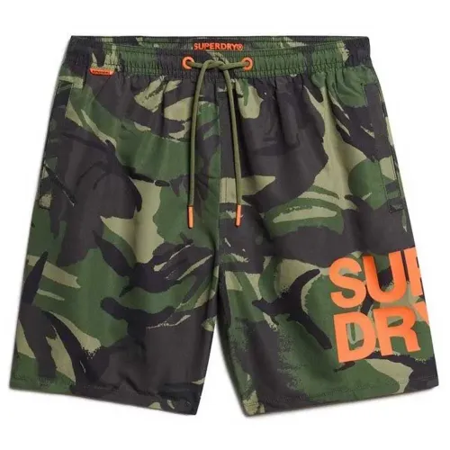 슈퍼드라이 Sportswear 로고 17인치 수영 반바지 141663574