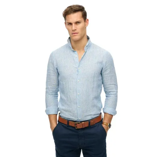 슈퍼드라이 Vacation Linen 긴팔 셔츠 141663679