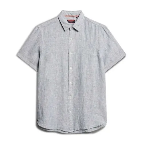 슈퍼드라이 Vacation Linen 반팔 셔츠 141663688