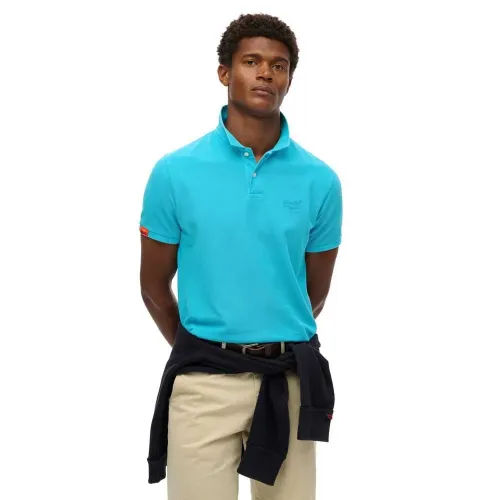 슈퍼드라이 Vint Destroy 반팔 폴로 셔츠 141663721