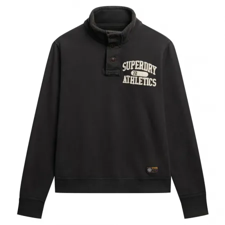 슈퍼드라이 빈티지 Athletic Half Button 스웨터 141663729