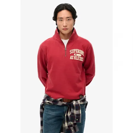 슈퍼드라이 빈티지 Athletic 하프 지퍼 스웨터 141663731