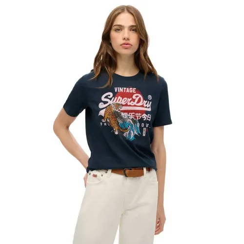 슈퍼드라이 Vl Tokyo Relaxed 반팔 티셔츠 141663824