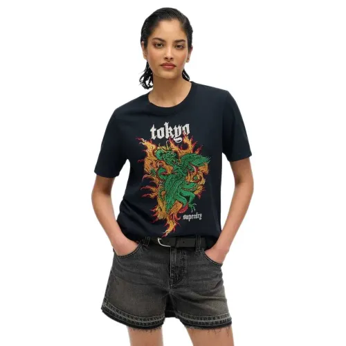 슈퍼드라이 Vl Tokyo Relaxed 반팔 티셔츠 141663835