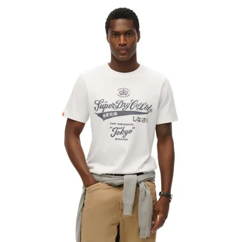 슈퍼드라이 Workwear Washed Relaxed 반팔 티셔츠 141663846