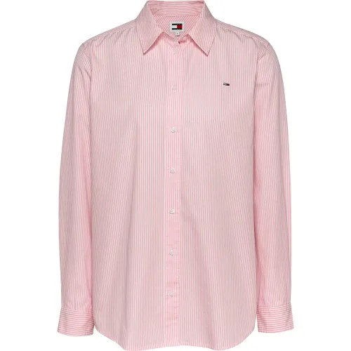 타미힐피거 에센셜 Relaxed Fit 긴팔 셔츠 141674595