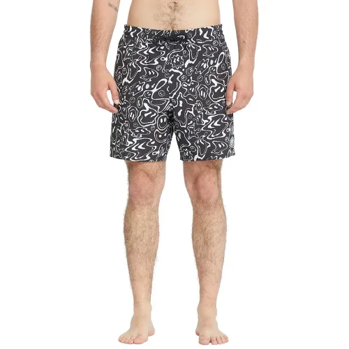 볼컴 Fa F Rygalski Smile 17인치 수영 반바지 141676814