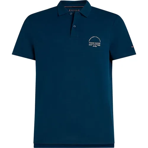 타미힐피거 Archive 그래픽 Regular Fit 반팔 폴로 셔츠 141678866