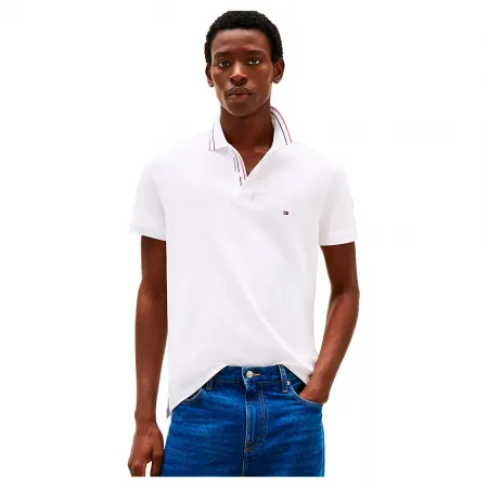 타미힐피거 Placket Interest Regular Fit 반팔 폴로 셔츠 141679088
