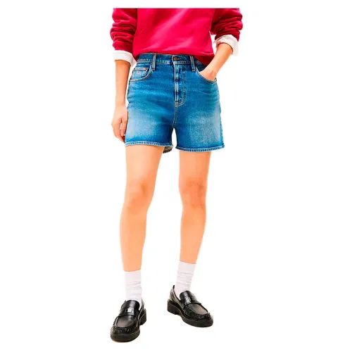 타미힐피거 BI0134 Mom Fit 데님 반바지 141679310