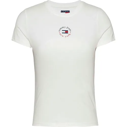 타미힐피거 에센셜 Logo 2 Slim Fit 반팔 티셔츠 141679378