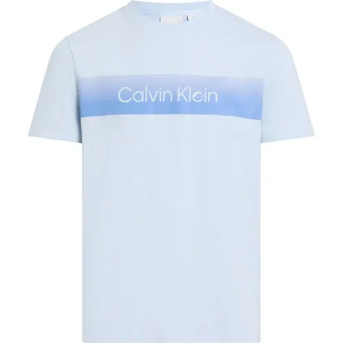 캘빈클라인 Linear Chest Logo 반팔 티셔츠 141679685