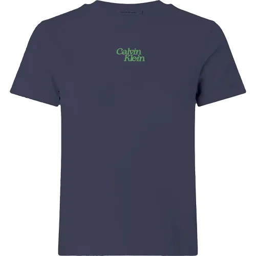 캘빈클라인 Flocked Logo 반팔 티셔츠 141679827