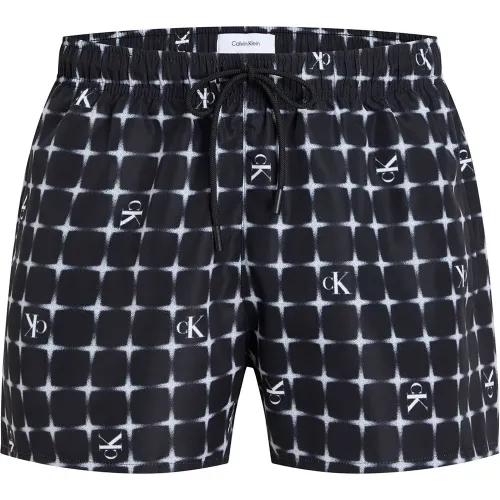 캘빈클라인 Short Drawstring-Print 수영 반바지 141679952