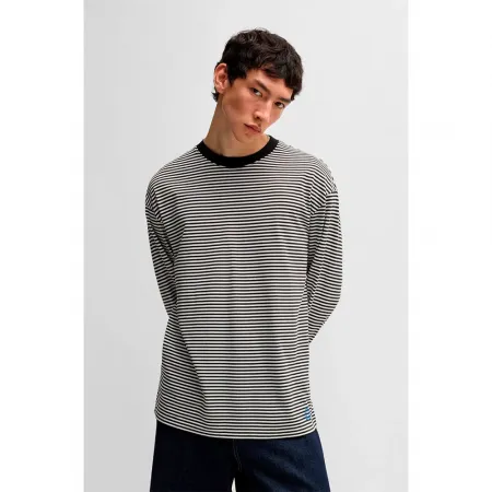 휴고 보스 BLUE Nustripe 10268493 긴팔 티셔츠 141718197