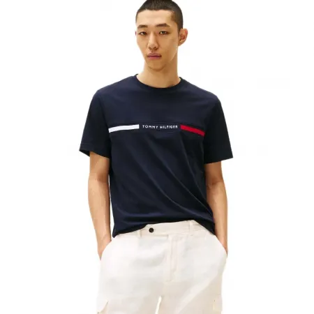타미힐피거 Chest 반팔 티셔츠 141786885