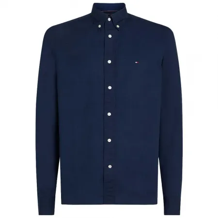 타미힐피거 Flex Solid 레큘러 Fit 긴팔 셔츠 141786913