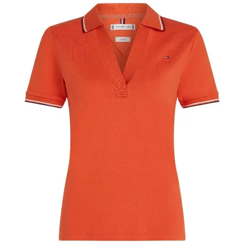 타미힐피거 Open Slim Fit 반팔 폴로 셔츠 141786937