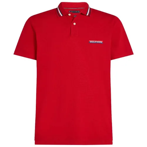 타미힐피거 Tipped Regular Fit 반팔 폴로 셔츠 141786970