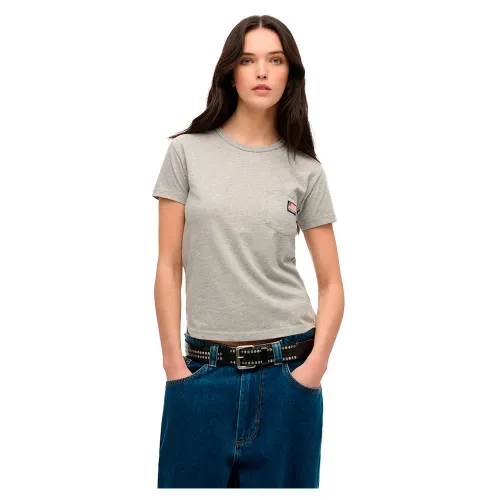 슈퍼드라이 Athletic 에센셜 반팔 티셔츠 141844935