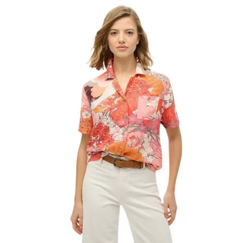 슈퍼드라이 Beach Resort 반팔 셔츠 141844943