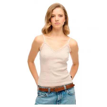 슈퍼드라이 Essential Lace Trim 민소매 티셔츠 141844998