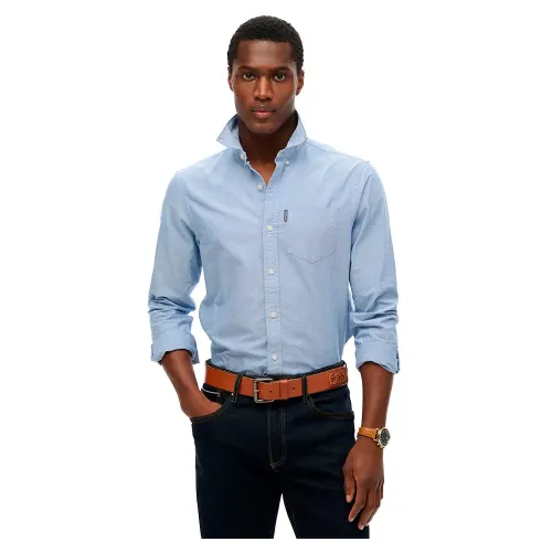 슈퍼드라이 에센셜 Oxford 긴팔 셔츠 141845037