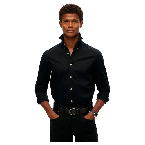 슈퍼드라이 에센셜 Tailored Fit 긴팔 셔츠 141845048