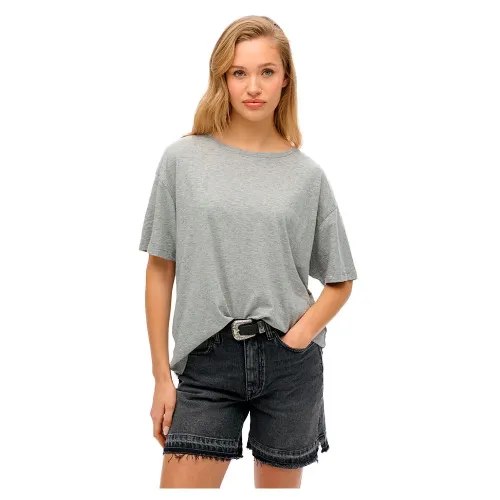 슈퍼드라이 Studios Dropped Shoulder 반팔 티셔츠 141845147