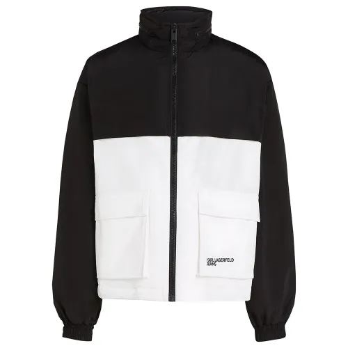 KARL LAGERFELD JEANS Blocked 패딩 자켓 141851837