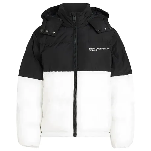 KARL LAGERFELD JEANS Blocked 패딩 자켓 141851838