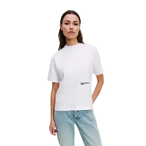 KARL LAGERFELD JEANS Reg Box Floral 반팔 티셔츠 141851875