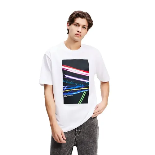 KARL LAGERFELD JEANS Relax Love Unlocked 반팔 티셔츠 141851892