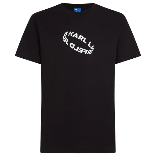 KARL LAGERFELD JEANS Slim Ring 반팔 티셔츠 141851902