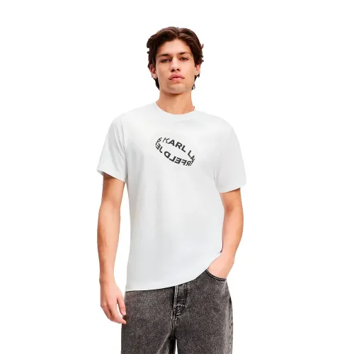 KARL LAGERFELD JEANS Slim Ring 반팔 티셔츠 141851904