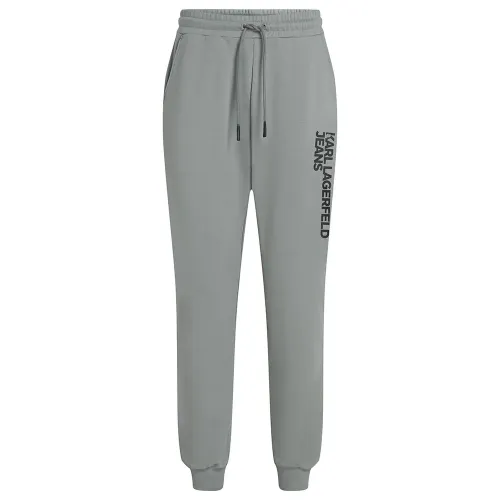 KARL LAGERFELD JEANS Text Logo Slim Fit 운동복 바지 141851908