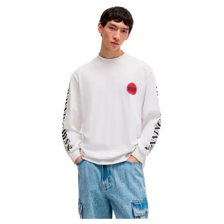 휴고 보스 Dicruse 10232789 01 Relaxed Fit 긴팔 티셔츠 141854271
