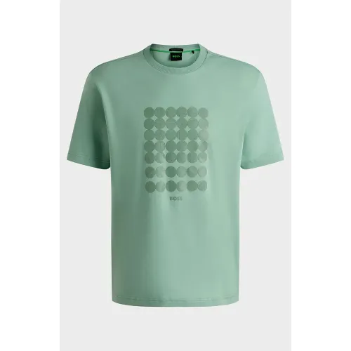 보스 Print Striped C 01 반팔 티셔츠 141858330